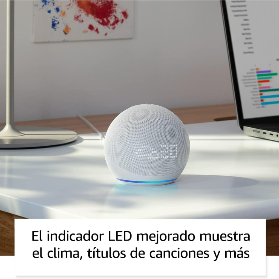 Bocina Inteligente Alexa Esférica Avanzada GRATIS